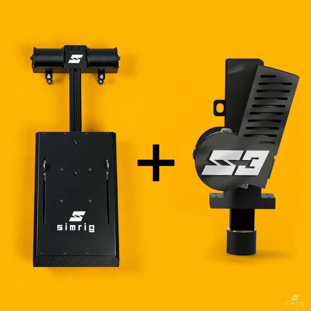 A SIMRIG SBM and a SIMRIG SR3 actuator side by side